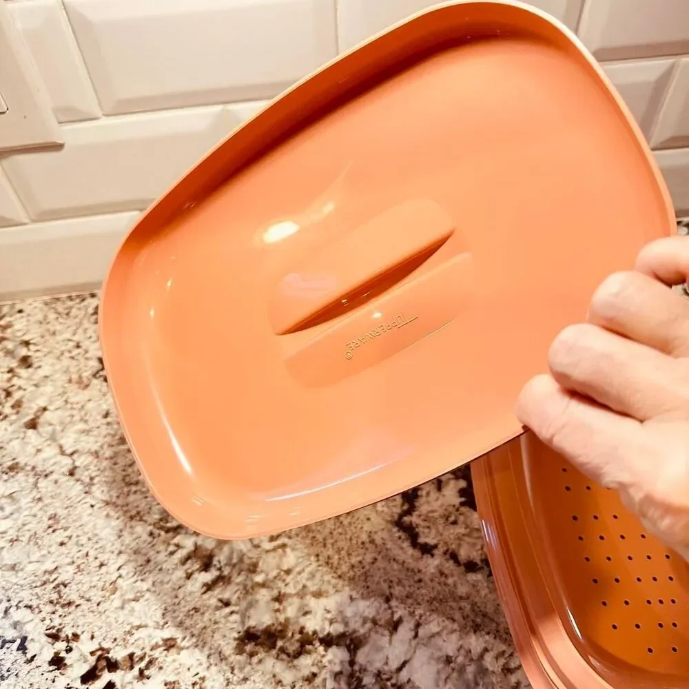 Tupperware Pink Bowl, Steamer